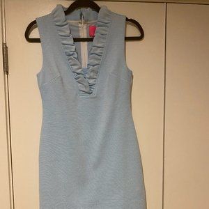 Lily Pulitzer Tisbury Shift Dress - Succulent Blue Lucky Catch Stripe